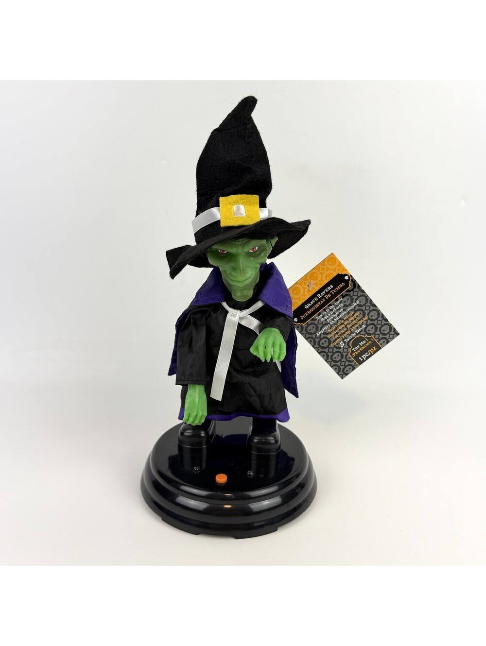 2011 Gemmy Grave Raver Witch Can't Be Tamed Singing Halloween Prop w/ Tags Works